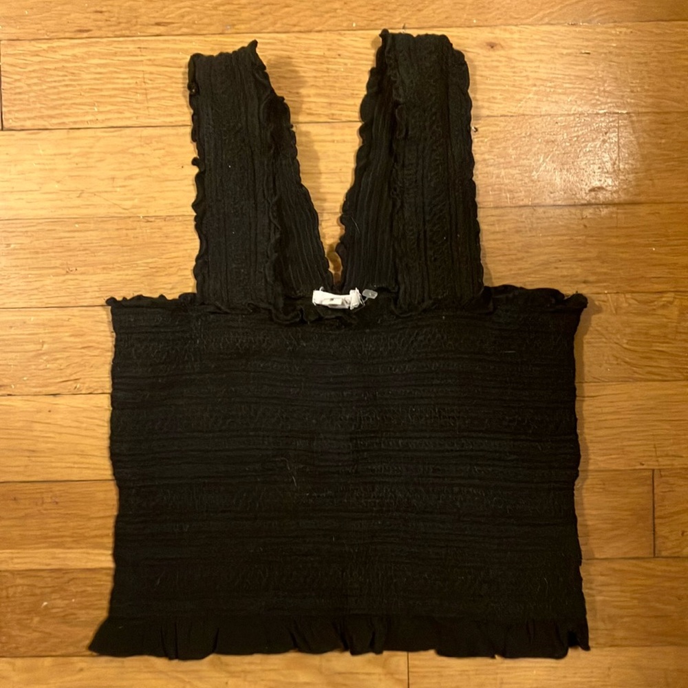 Urban outfitters textured crop tank